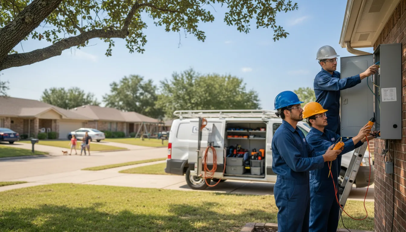 Certified electrician providing emergency electrical services in Farmington, NY